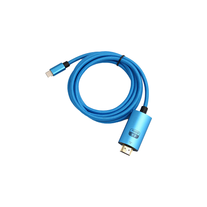 Type-C To HDMI 4K60HZ 藍(lán)色編網